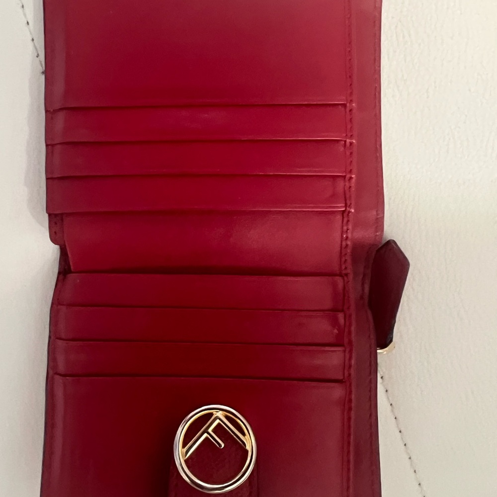Fendi Brown and Red Wallet - Picture 6 of 6